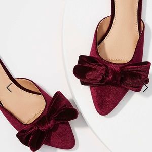 VELVET FASHION SLIDES